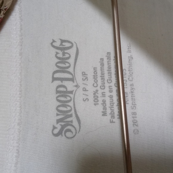 Women's Snoop Doggy Dogg LBC long sleeve pink white T-shirt 👕 Sm - Picture 3 of 5